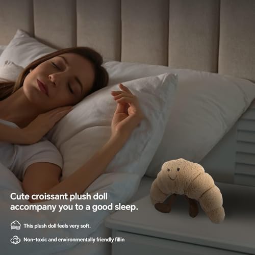 142 Inch Croissant Plush Toy - Soft Stuffed Animal Pillow