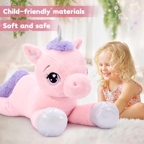 MaoGoLan 43 Inch Unicorn Plush Pillow