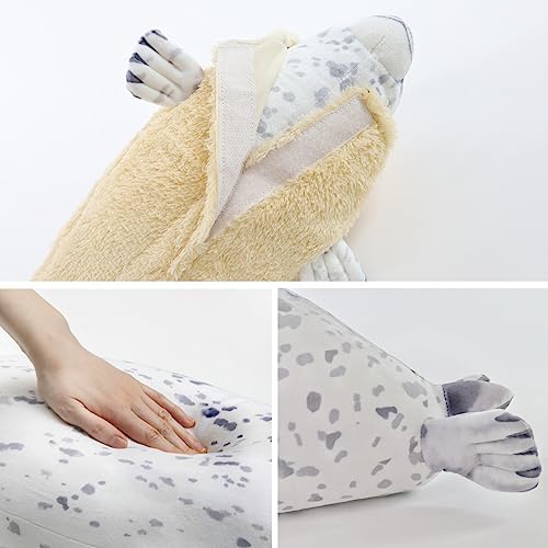 Chubby Blob Young Seal Plush Pillow Toy
