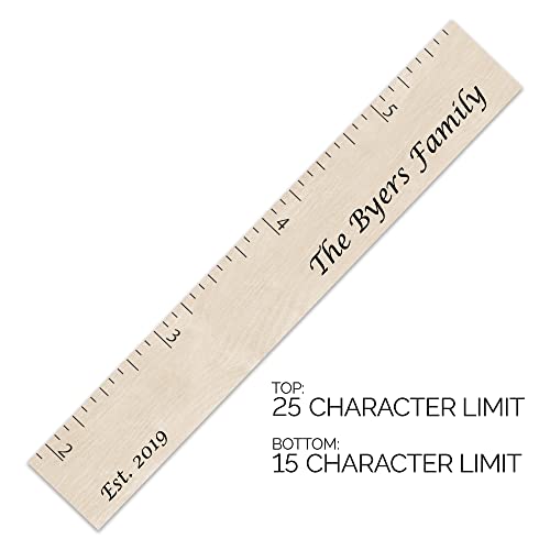 Personalized Growth Chart for Kids Wall