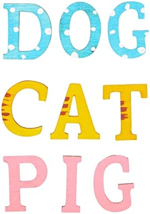 Juvale 1-Inch Wooden Alphabet Letters and Numbers Set