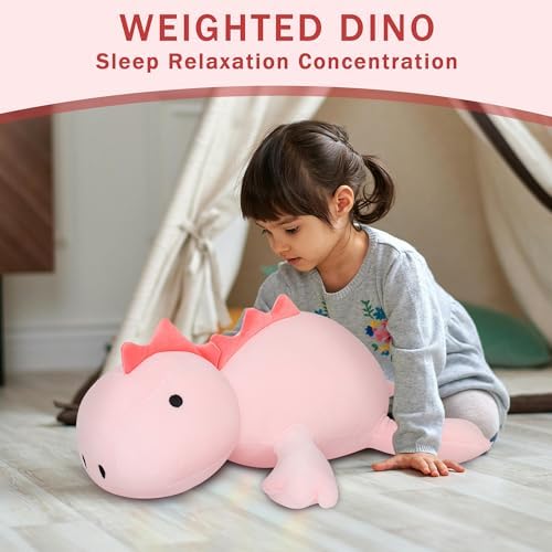 XYG Weighted Dinosaur Plush Pillow