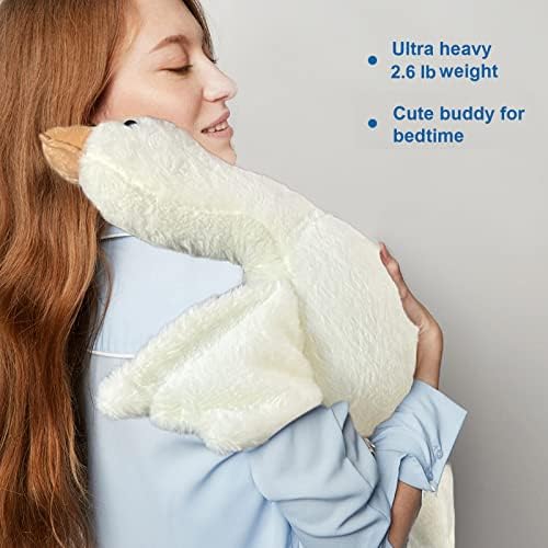 Swan Weighted Plush Animal Toy