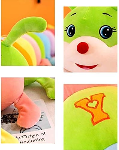 Multicolor Caterpillar Plush Hugging Pillow