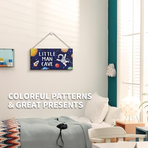 ZIEYOMI Little Man Cave Space Sign