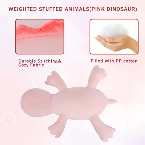 XYG Weighted Dinosaur Plush Pillow