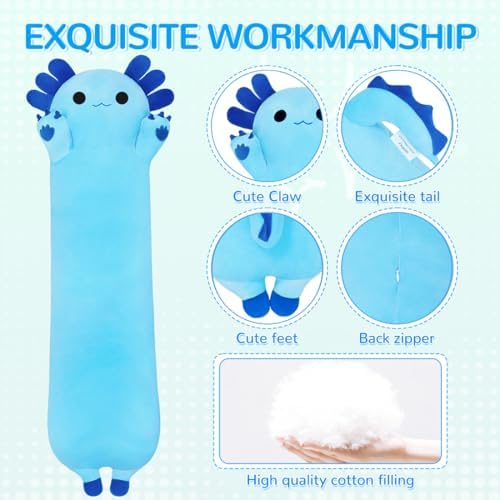 Plush Axolotl Hugging Pillow Toy 1