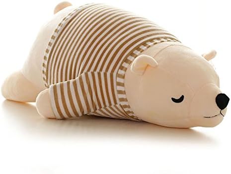 MMTTAO 24 Inch Stuffed Polar Bear Plush Toy