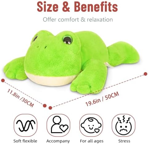 Niuniu Daddy 20 Inch Weighted Plush Frog Toy