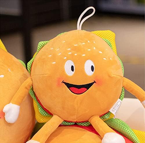 GUDVES Hamburger Plush Pillow Toy