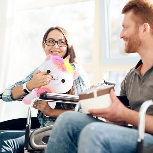 Achwishap Get Well Soon Unicorn Plush Pillow