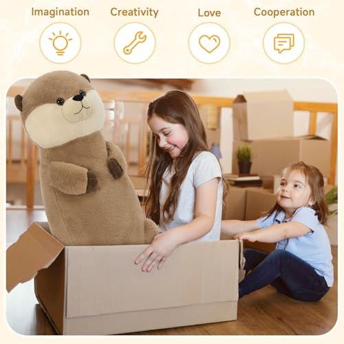 Tezituor 39 Inch Giant Otter Plush Pillow