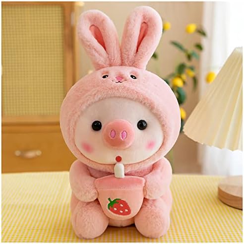 LANFIRE Pig Plush Pillow Dressed as Frogs Tigers Rabbits Unicorn