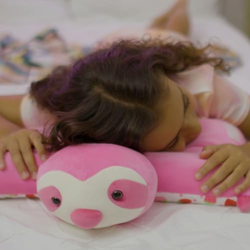 Pillow Pets Sweet Scented Strawberry Sloth Puff