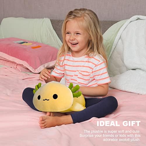Onsoyours Yellow Axolotl Plush Pillow