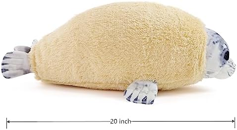 20 Inch Chubby Seal Plush Pillow Toy