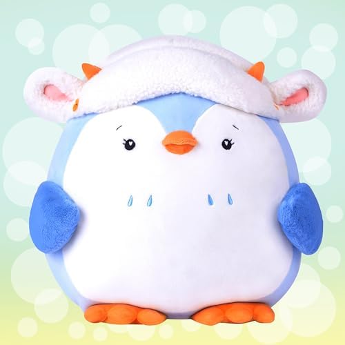 Large Penguin Plush Pillow Toy 12 Inch