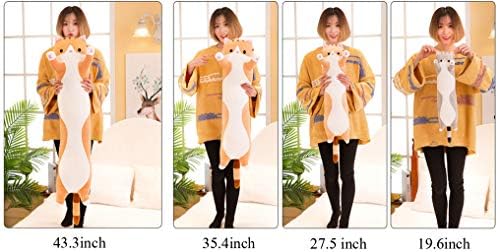 123Arts Cartoon Cat Soft Plush Pillow