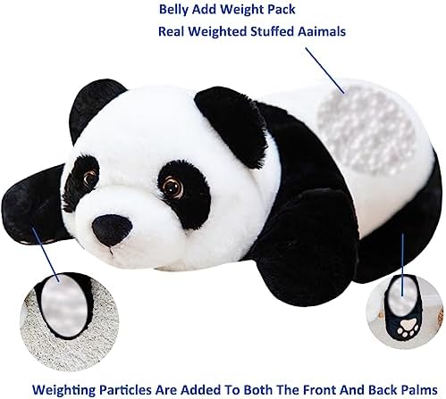 Panda Weighted Plush Pillow Toy 1