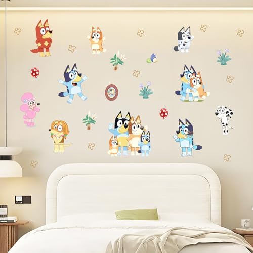 DERUN Trading Wall Decals Cute Poodle Stickers