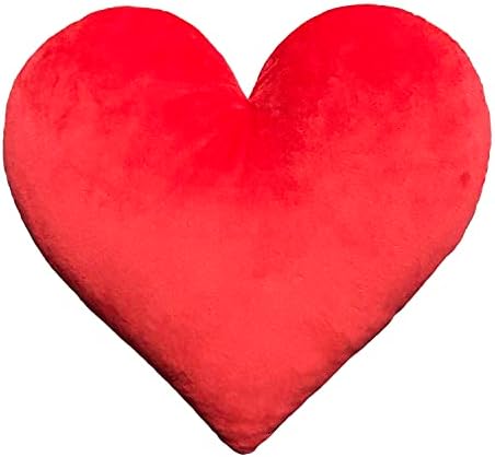 EvZ Emoji Heart Plush Pillow 32cm Red