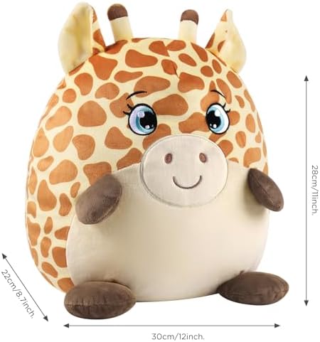 GAGAKU Cute Giraffe Plush Pillow for Kids and Girls