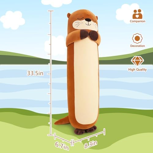 Kawaii Large Plush Otter Pillow