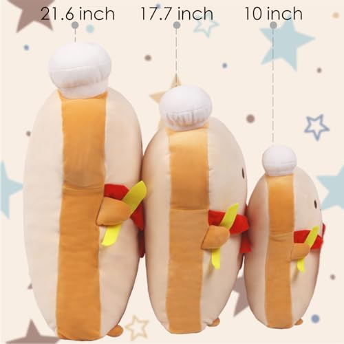 ARELUX 177in Cute Toast Plush Pillow