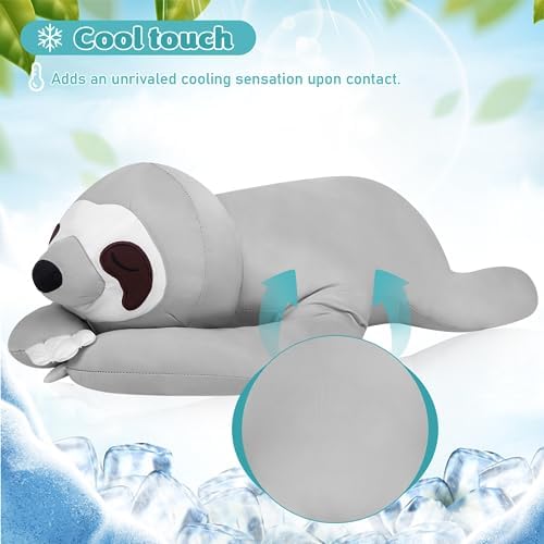 My OLi 24 Inch Sloth Cooling Plush Pillow