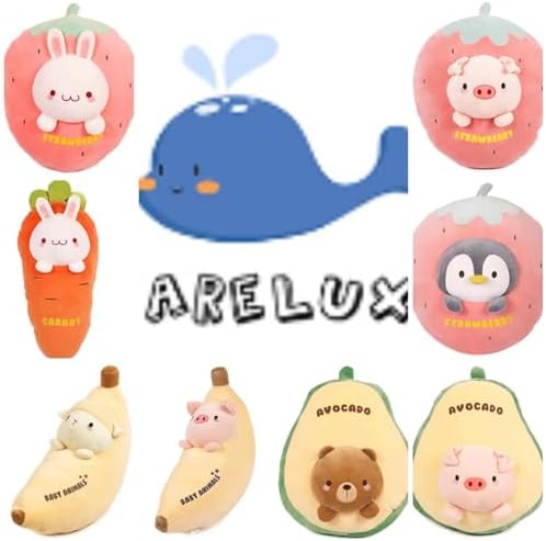 ARELUX 18in Bunny Plush Pillow Toy