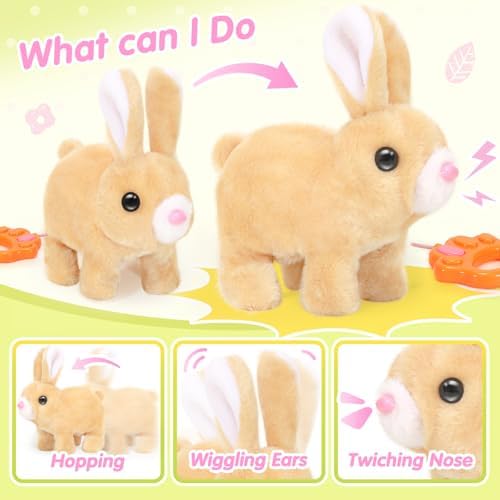 CatchCute Plush Interactive Bunny Toy