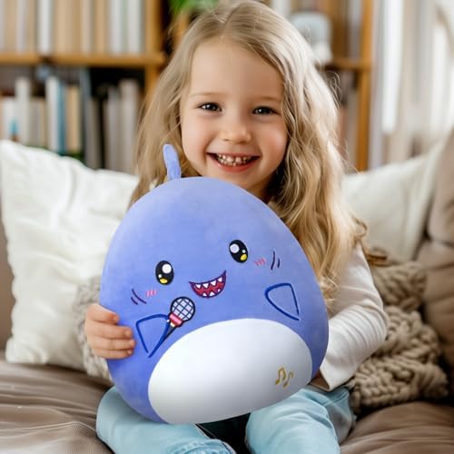 Glow Guards 12 Inch Shark Plush Pillow