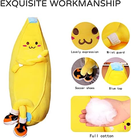 Banana Plush Stuffed Animal Pillow