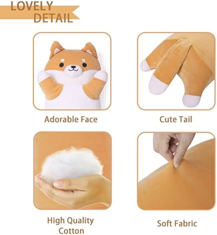36 Inch Shiba Inu Plush Pillow