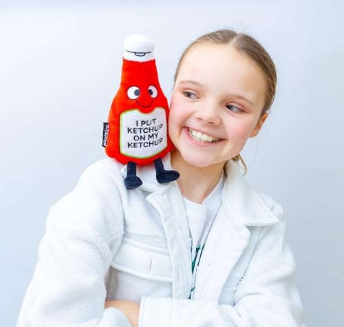 Ketchup Plushie - Funny Ketchup Bottle Cute Plush Figure