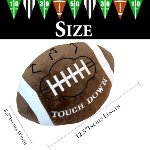 GiftExpress 12-Inch Football Throw Pillow