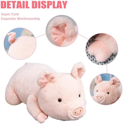 Litence Weighted Pig Plush Pillow Toy 33lbs