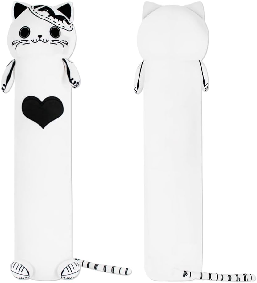 MerryXD Kawaii Cat Plush Body Pillow