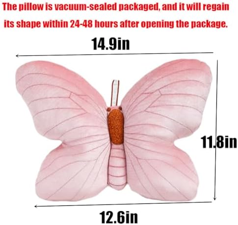 Butterfly Shaped Plush Pillow