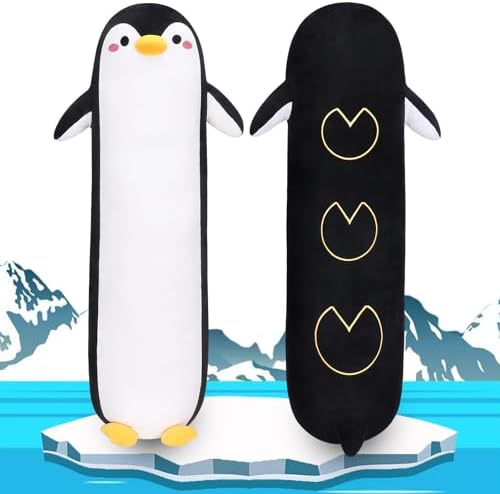 Cute Long Penguin Plush Pillow for Hugging