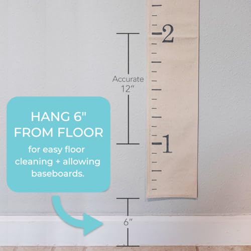 Canvas Growth Chart Ruler for Kids