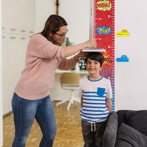 Hero Themed Kids Growth Chart for Wall
