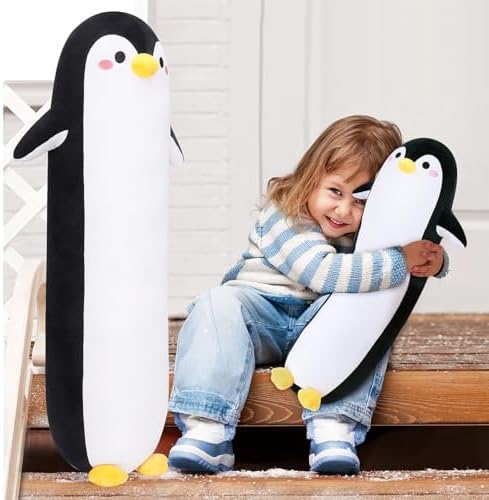 Cute Long Penguin Plush Pillow for Hugging