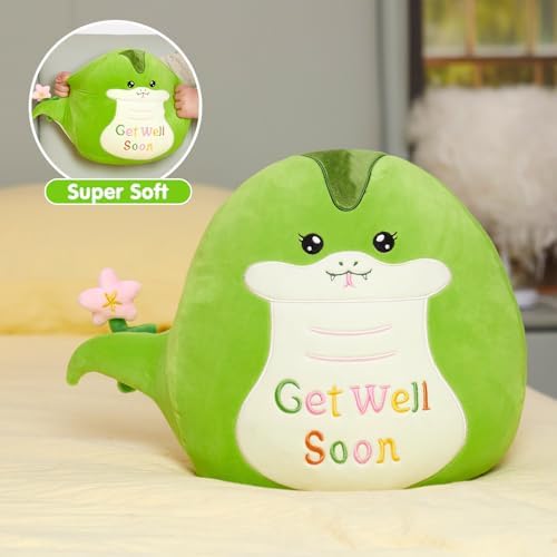 13 Inch Snake Get Well Plush Pillow