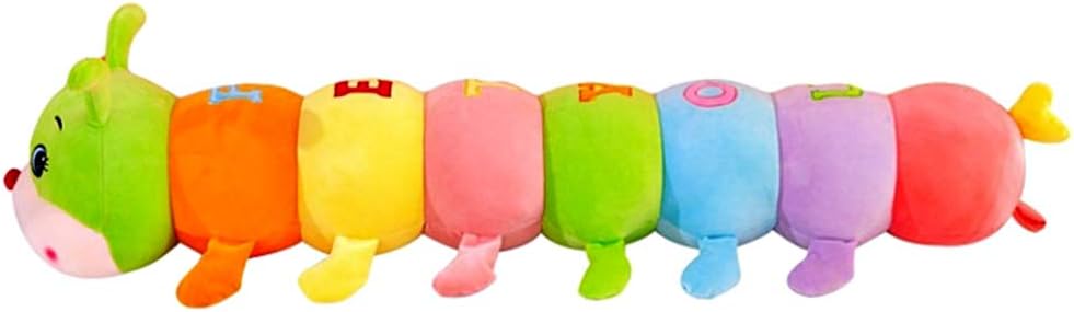Multicolor Caterpillar Plush Hugging Pillow