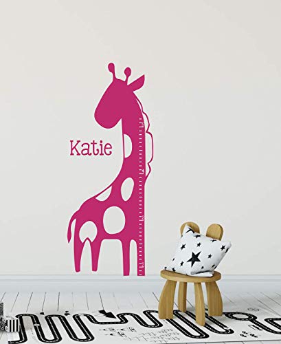 Custom Name Giraffe Height Chart for Kids
