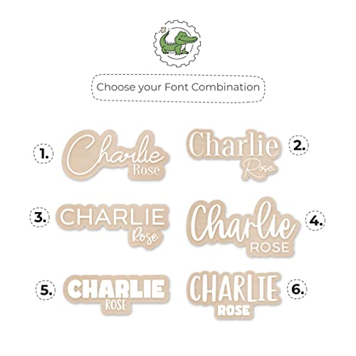 Custom Wooden Baby Name Sign
