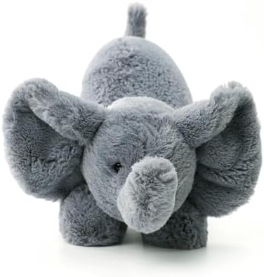 RECUR Plush Gray Elephant Stuffed Animal