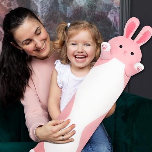 Sprinqdawin Long Rabbit Plush Pillow