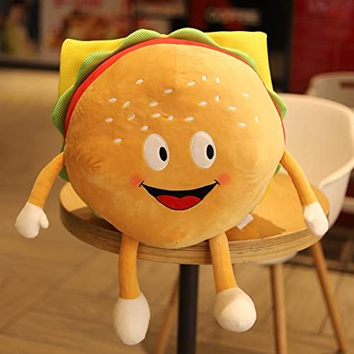 GUDVES Hamburger Plush Pillow Toy